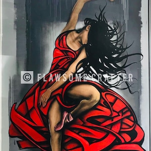 Diamond painting Dancing the night away 50x70 square drills w/2 AB’s
