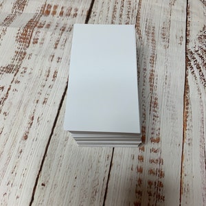 Crystal Blank Divider cards
