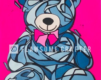 Diamond painting  Blue Bear 45x60 square w/2AB’s
