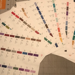 Etiquetas de cristal e cartões divisores em branco pacote DIY pintura diamante armazenamento de broca sobressalente