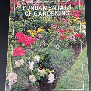 Fundamentals of Gardening | 80’s Gardening book | Vintage Gardening book | Vintage gardening reference book | Vintage reference book |
