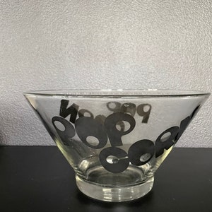 MCM Popcorn Serving Bowl | Vintage popcorn bowl | Mid Century Bowl |