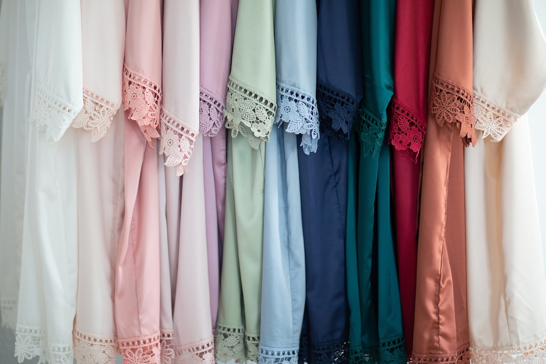 Bulk SET OF 8 Bridesmaid Robes Bulk Discount Getting Ready Etsy