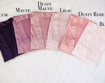 Satin Bridesmaid Robe | Silky Bridal Party Getting Ready Robe