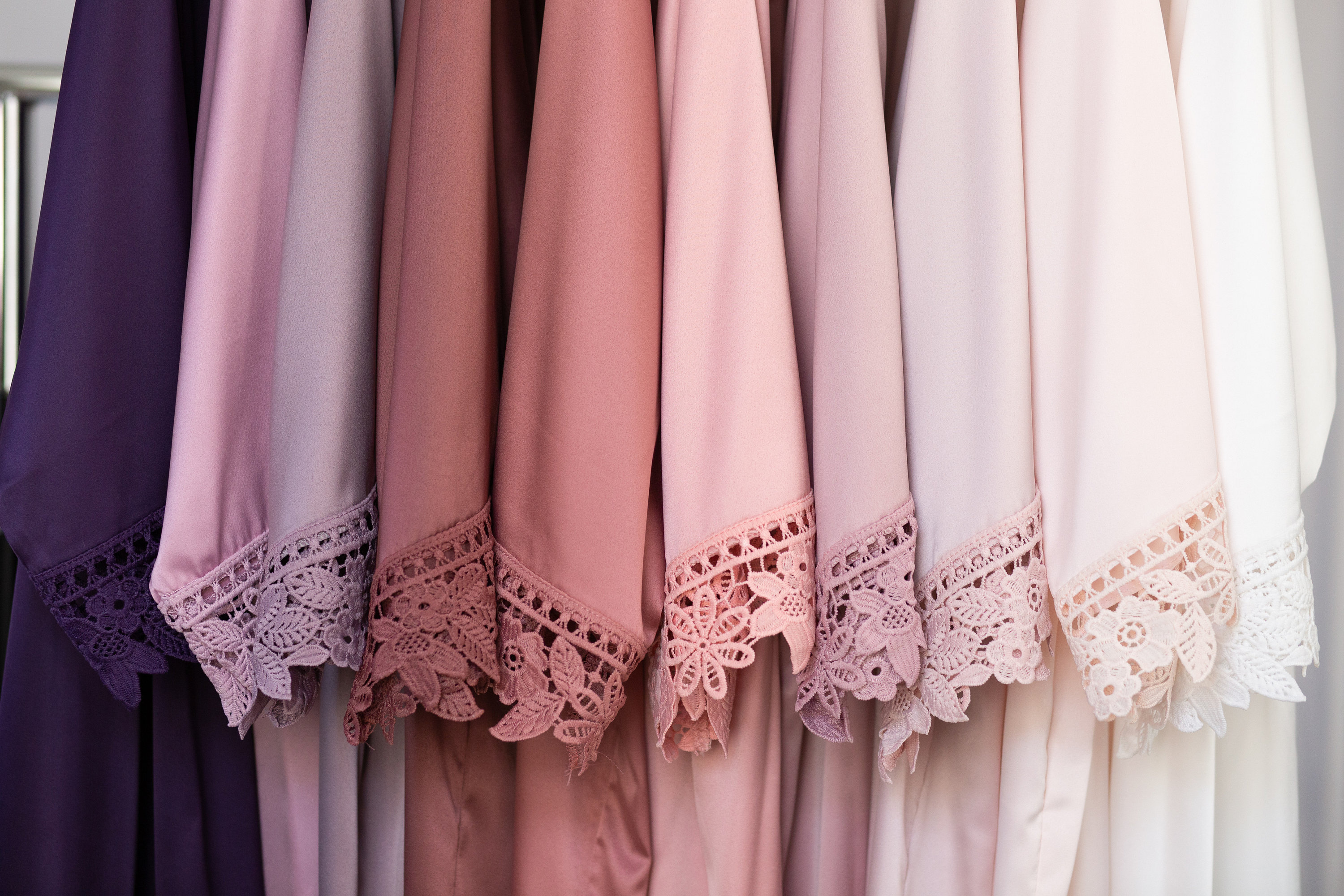 Lilac Bridal Robes 