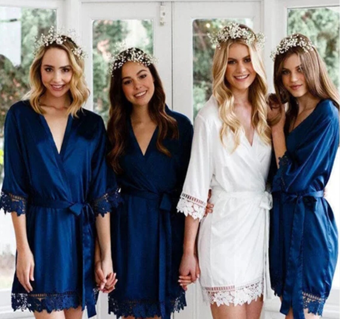 Fast Shipping Bridesmaid Robe Bridesmaid Getting ready Etsy