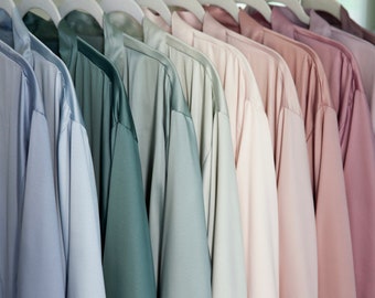 Satin Bridesmaid Robe, Bridal Party Getting Ready Outfit