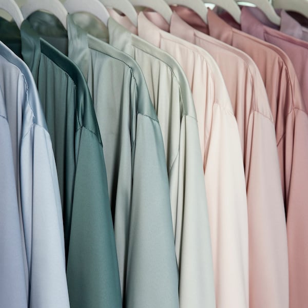 Satin Bridesmaid Robe, Bridal Party Getting Ready Outfit