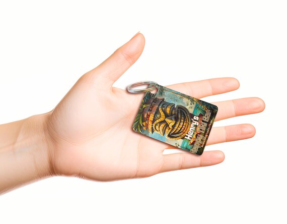 Unique Personalized Tiki Keychain - Bring the Island Vibes