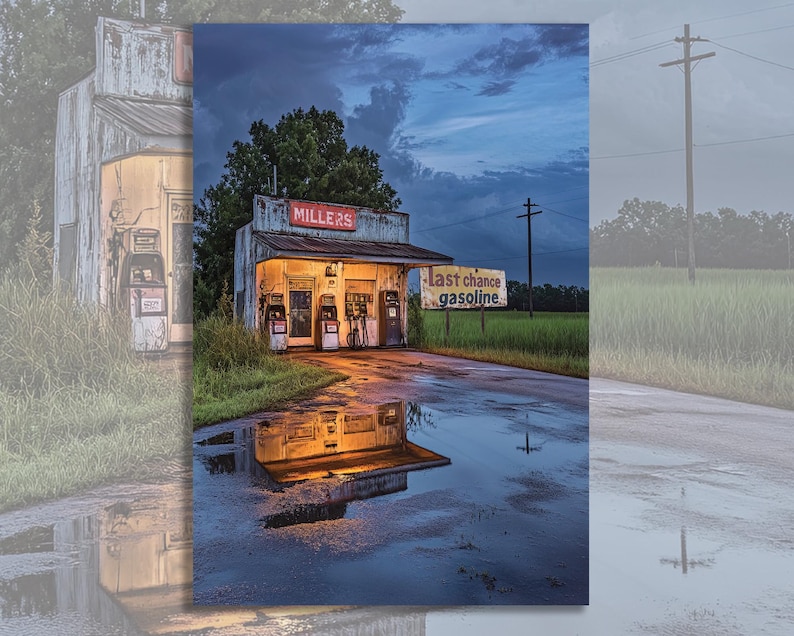 SoVeryPersonal Gas Station Sign - Thumbnail 2