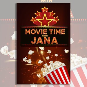 Regalo de letrero de película: arte de pared de letrero de metal personalizado para fanáticos del cine: regalo personalizado para fanáticos del cine, películas de Hollywood, películas de cine en casa