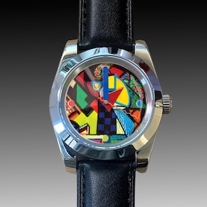 Custom Modern Art Watch – Handmade Artistic Timepiece image 2
