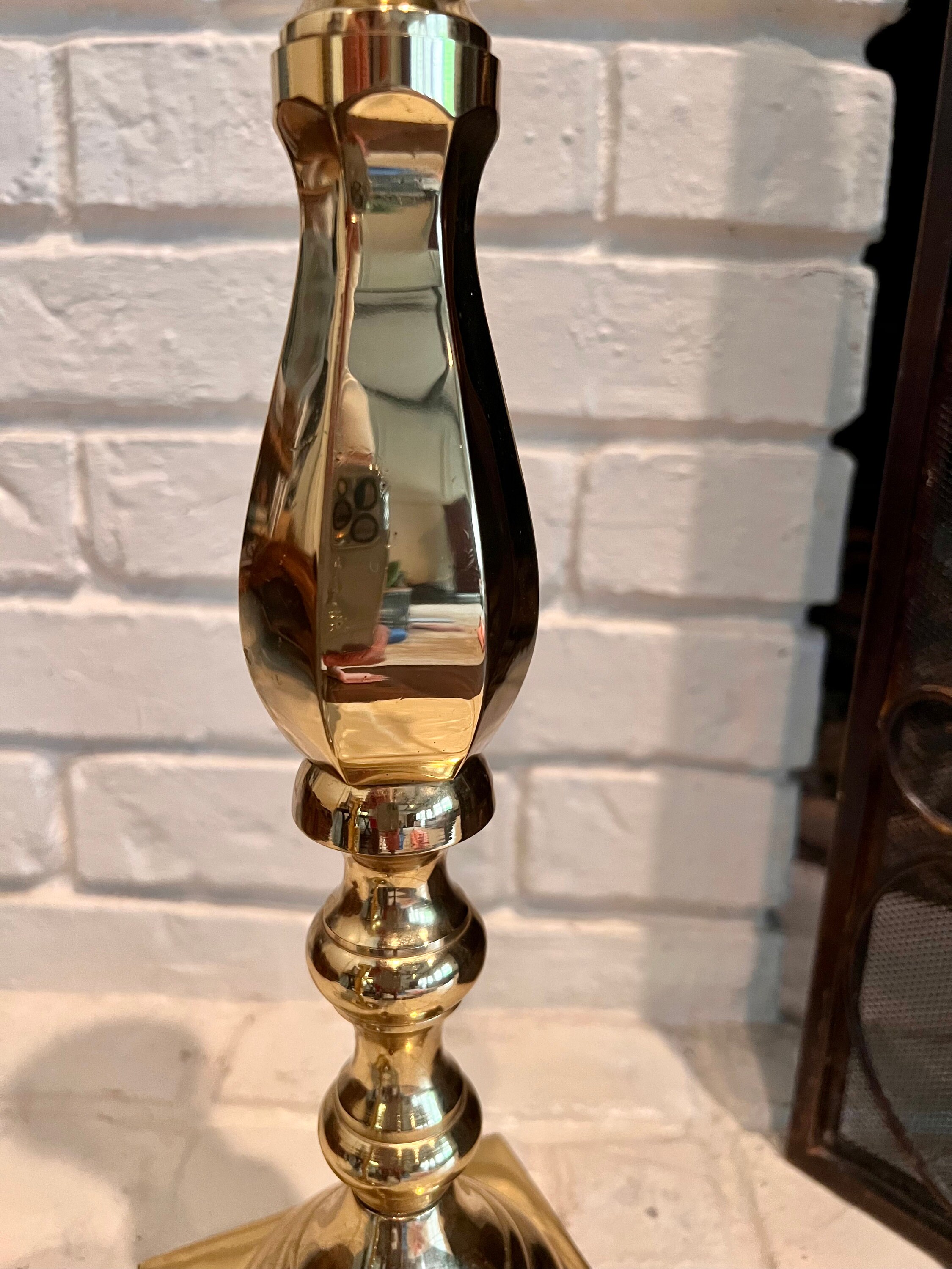 Set of Brass Candle Holders, Made in Japan, Vintage Etsy