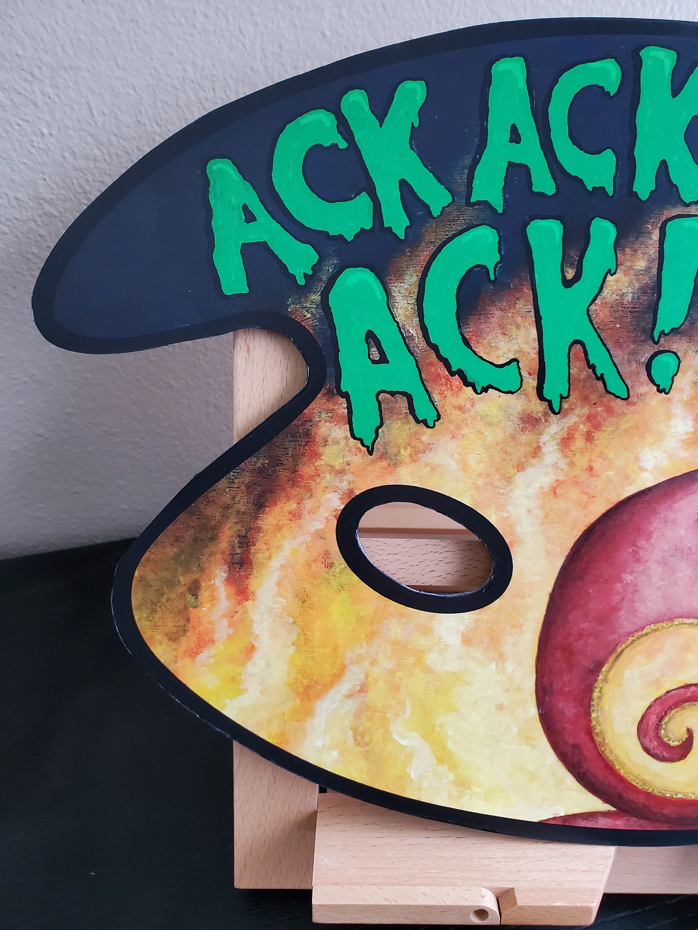 Mars Attacks Martian Ack Ack Ack Mounted Print Palette Large Etsy