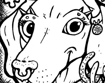 Weiner Dog/ Dachshund Punk Pet