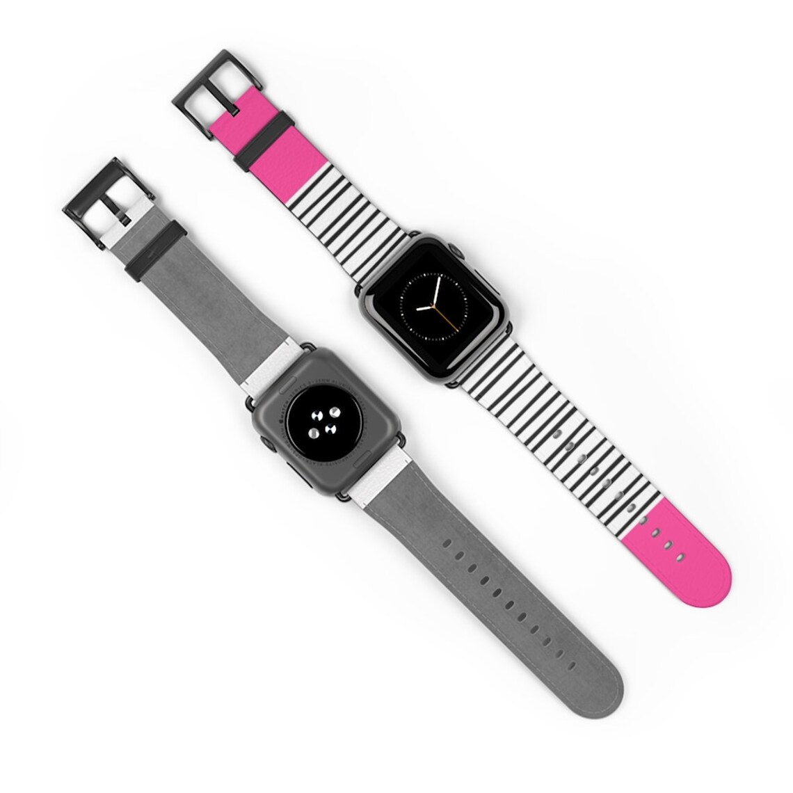 Apple Watch Strap Pink Stripe Apple iWatch Band Apple Etsy