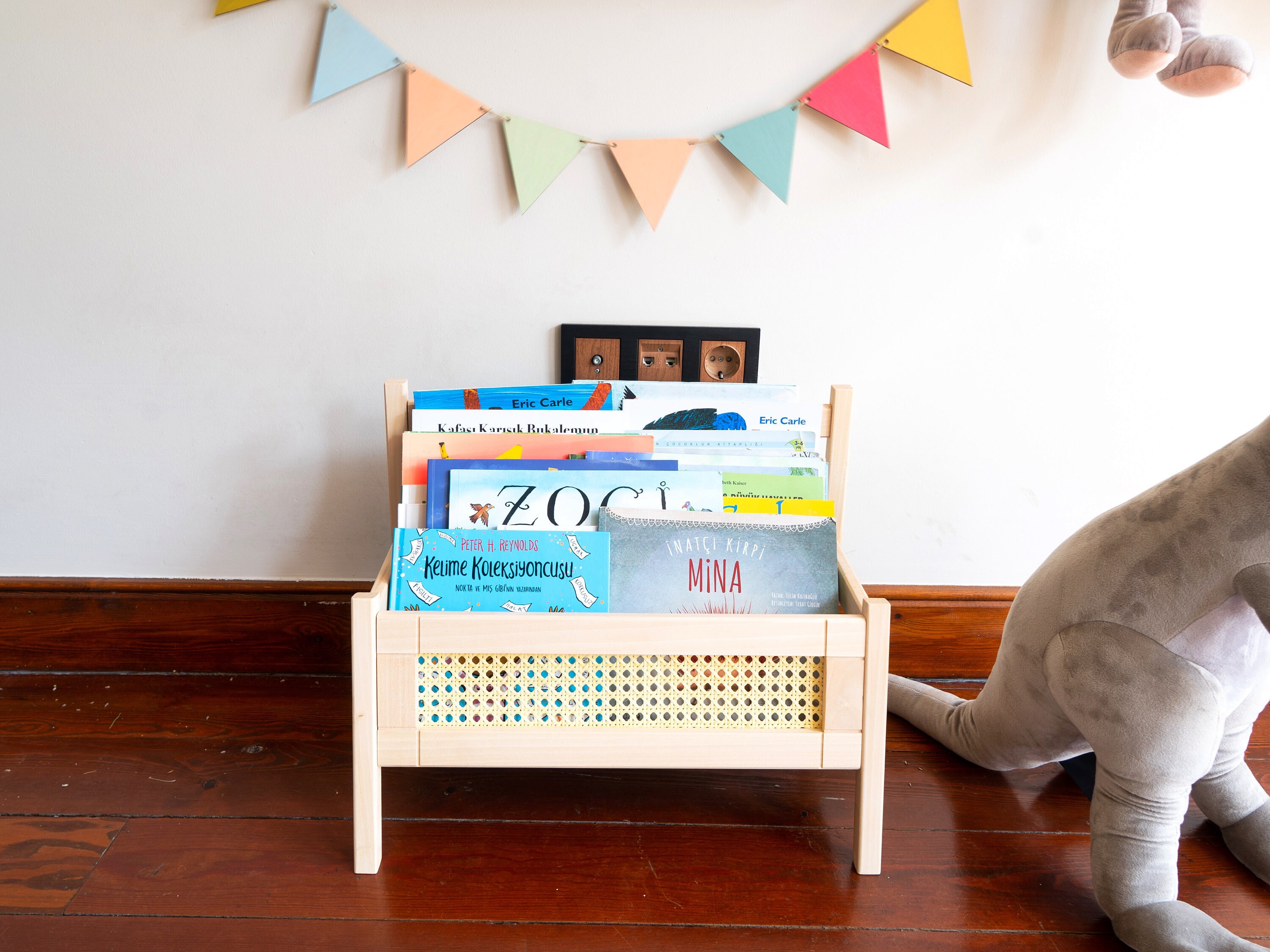 Montessori Kids Bookshelf Kids Room Book Storage | Etsy