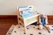 Montessori Kids Bookshelf - Kids Room Book Storage - Children's Bookcase - Kids Decor Furniture - Nursery Room Shelves - Toddler Bookshelf