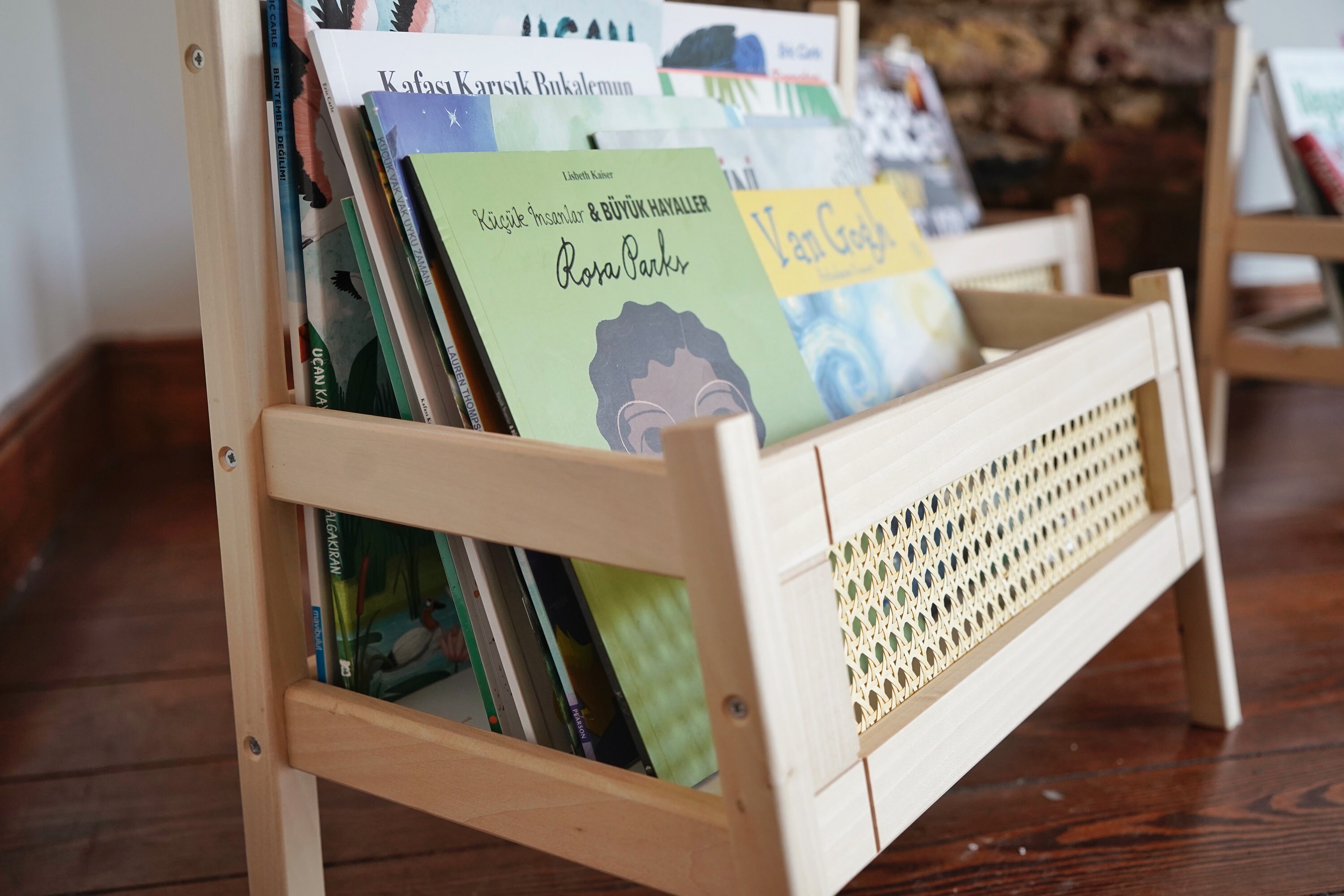 Montessori Kids Bookshelf Kids Room Book Storage Etsy Canada