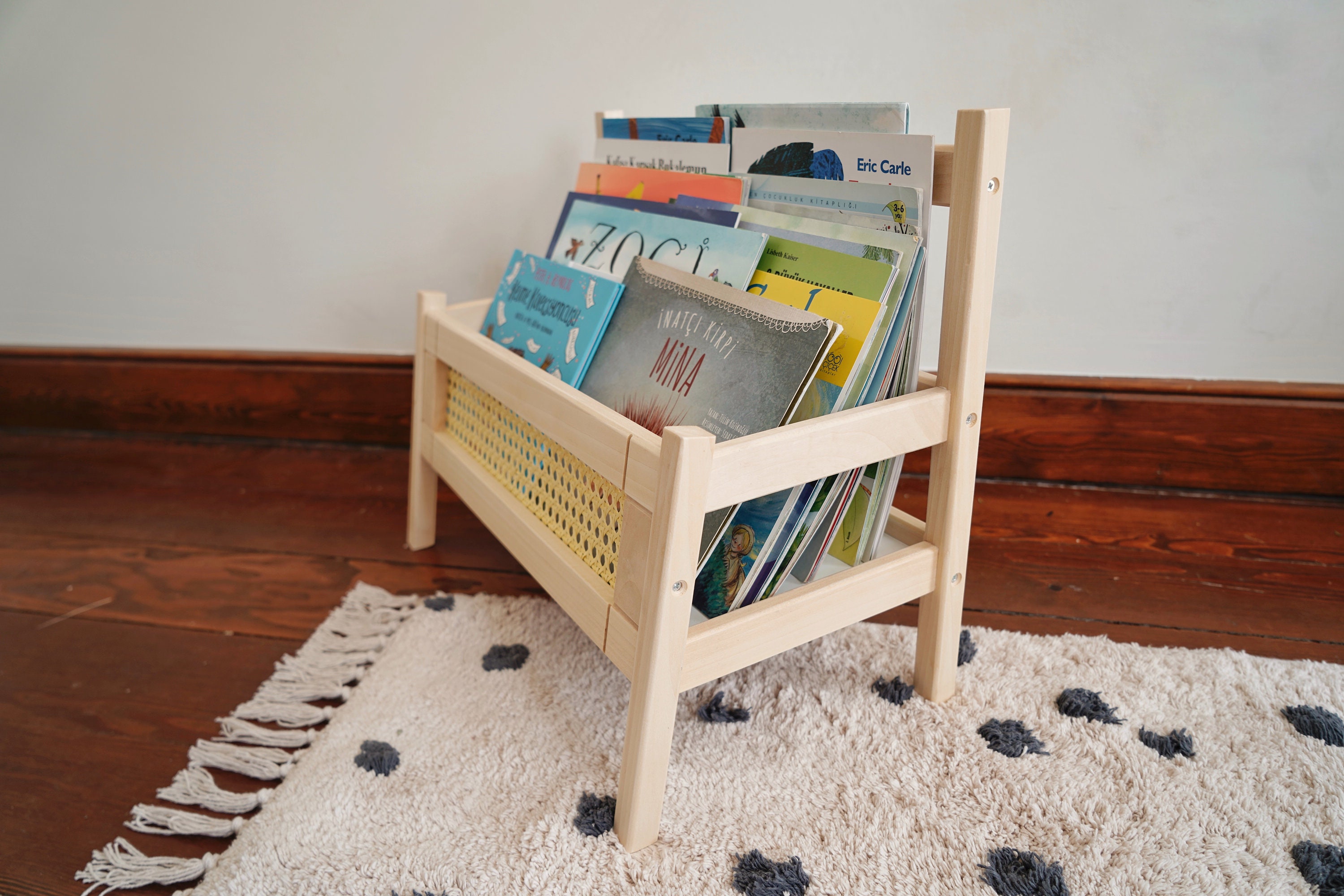 Montessori Kids Bookshelf Kids Room Book Storage Etsy Canada