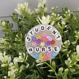 Student nurse badge reel, Nursing student badge reel, Future nurse badge reel, Glitter badge reel, nursing school gift, graduation gift