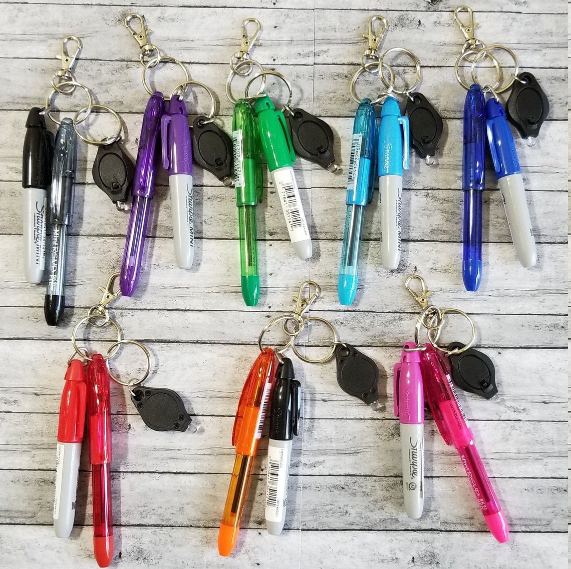 Badge Reel Accessories/ Mini Sharpie/ Mini Pen/ Mini Light/ Etsy