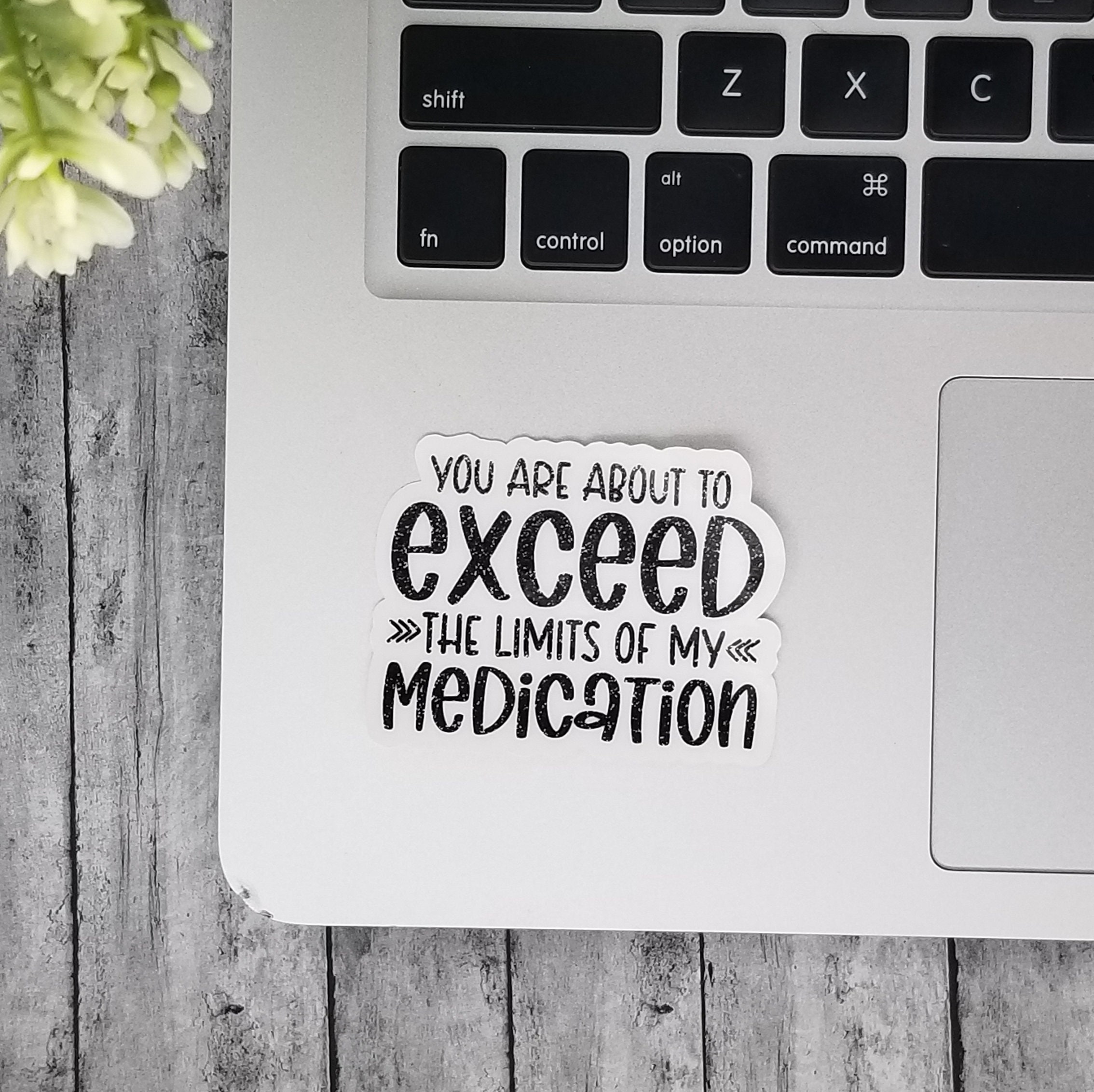 Limit Sample Sticker Sarcastic Medication Limits Sticker - Funny Laptop Decal - Etsy
