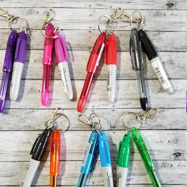 Badge Reel Accessories/ Mini Sharpie/ Mini pen/ Mini Marker / Nurse / Doctor / Nursing student / Badge Buddy / RN / MD / CNA/ Gift for nurse