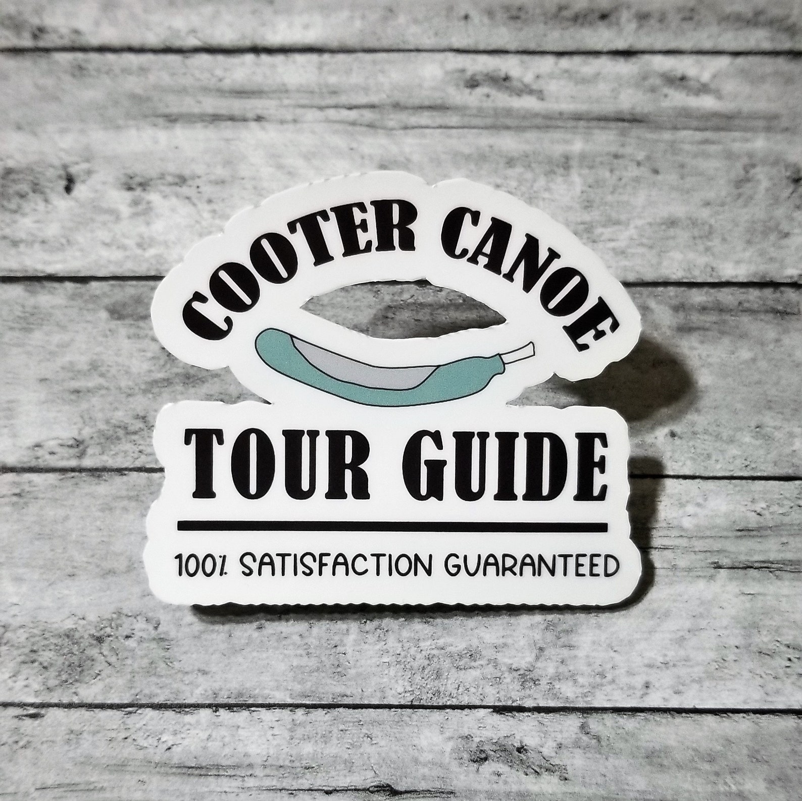 Purewick Sticker / Cooter Canoe Tour Guide / Nursing Humor / Etsy