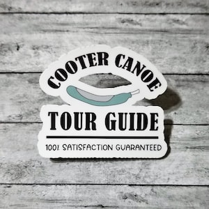 Purewick sticker / Cooter Canoe Tour Guide / Nursing Humor / Gift / Nursing student / Funny sticker / Magnet / CNA/ RN