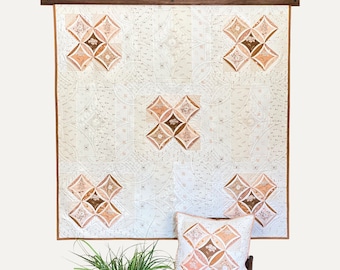 PDF Riverglen Quilt Modern Cathedral Window Pattern