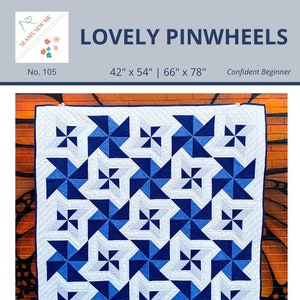 PDF Lovely Pinwheels Quilt Pattern