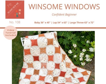 PAPER Winsome Windows Quilt Pattern