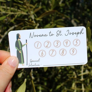 St. Joseph Novena Catholic Planner Sticker