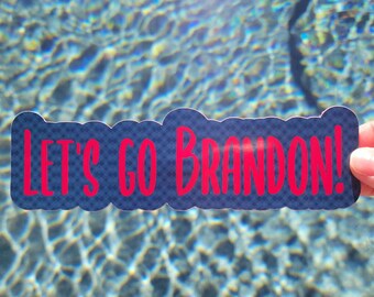 Christmas Let's Go Brandon Magnet A Stocking Stuffer for Refrigerator