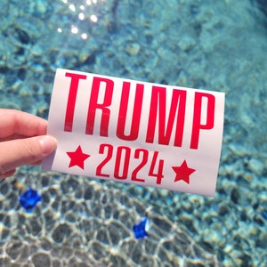 Trump 2024 Decal Bumper Sticker