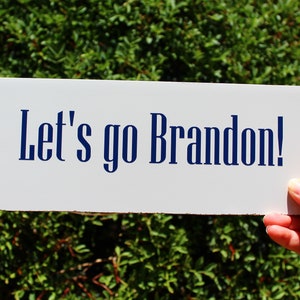 Let&#39;s Go Brandon Decal Bumper Sticker C