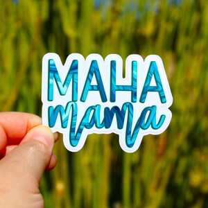 MAHA Mama Sticker for Make America Healthy Again, Trump, RFK, Conservative, Republican, MAGA Mom, Women, laptop, water bottle, notebook