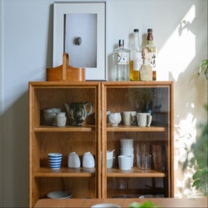 Massivholzmöbel moderne leichte Luxus-Essseite Schrank | Etsy