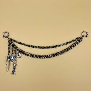 Charivari &quot;Bergfex&quot; - chain for your Lederhosen - Oktoberfest - traditional costume - jewelry chain - Wiesn - Lederhosen chain