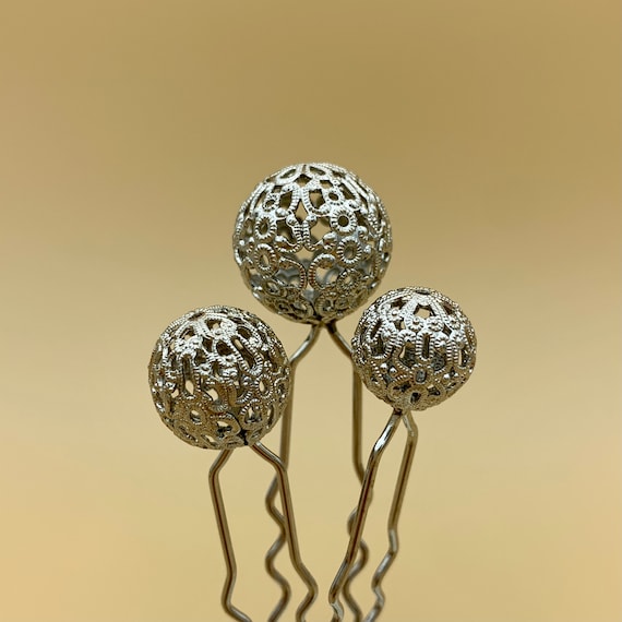 Hair Accessory With Ball - Hairpin With Small Ball - Hair  display picture 3