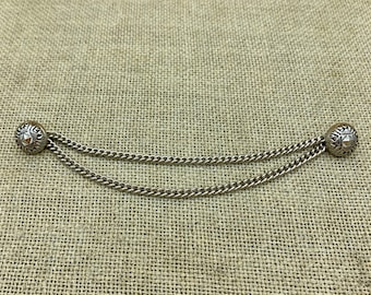 Kettenknopf mit Trachtenknopf für Weste - Trachtenverein - Giletkette - Laiberlkette - Trachtenkette - Trachtenbedarf - Trachtenverein