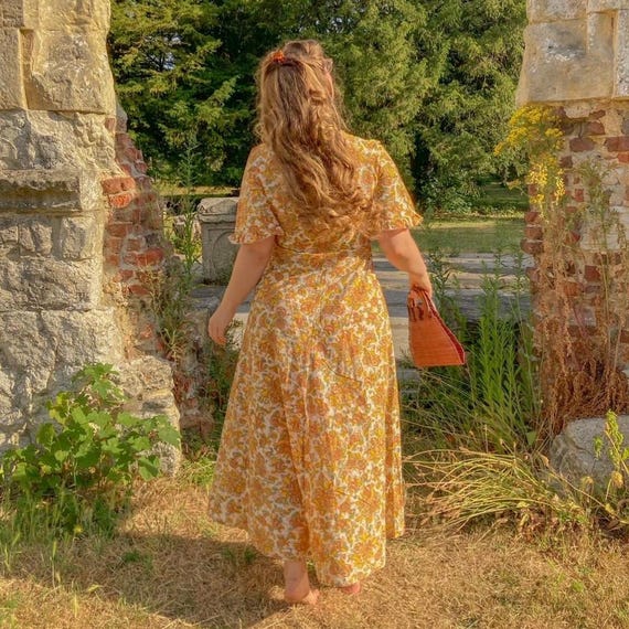 long sleeve white floral maxi dress Cream Floral Smocked Long Sleeve Maxi Dress  PinkBlush