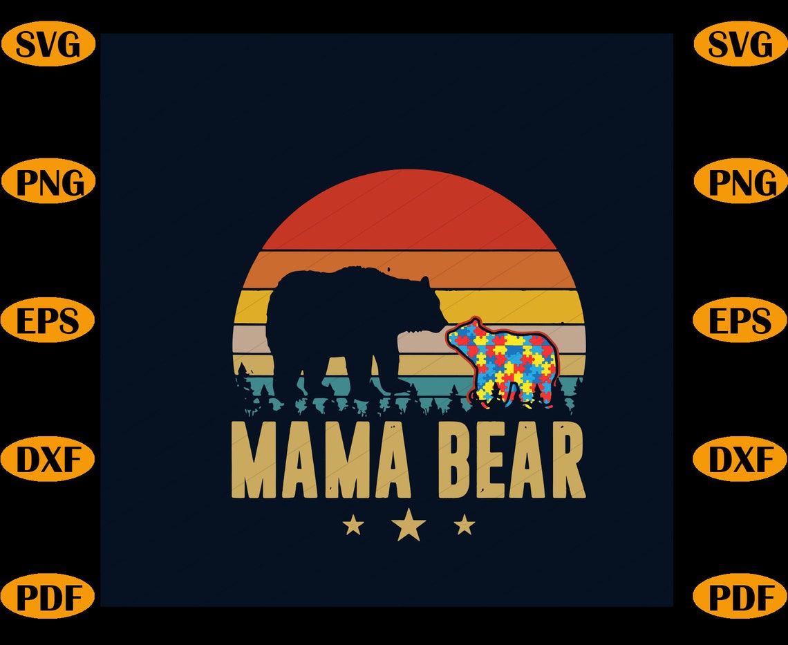 Free Free Mama Bear Autism Svg 159 SVG PNG EPS DXF File