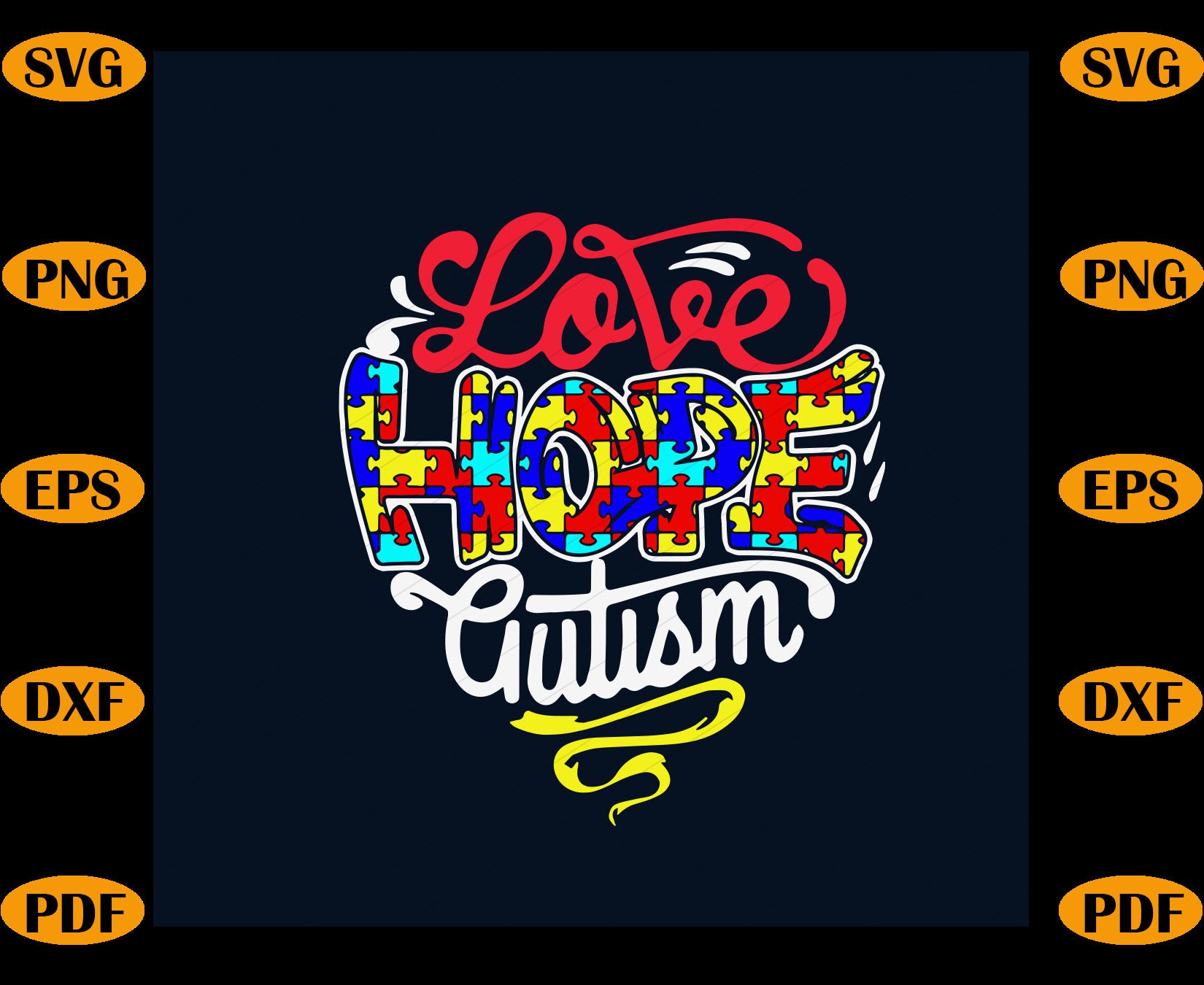 Free Free 122 Love Autism Svg SVG PNG EPS DXF File