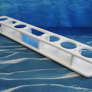 APF Marine Six Beverage Cup Holder w Storage Box Catch All