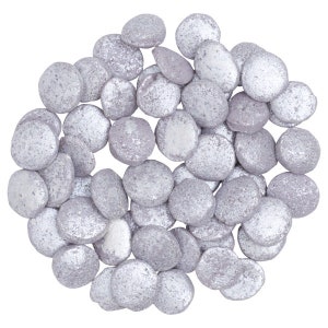 Silver Confetti Quins!  Edible Sprinkles, Cake Decorating, Cupcake, Donut, Cake Pops, Baking Decor