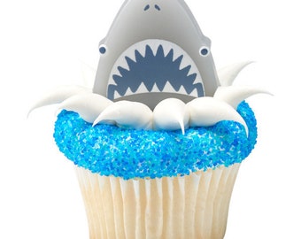 Shark Birthday Candle, Cake Topper, Ocean Themed