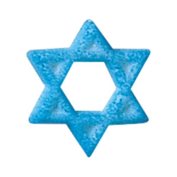 Edible Star of David Sugar Topper, Hanukkah Decoration, Baking Decor, Bakery, Cake, Cupcake, Donut, Hanukkah Treats