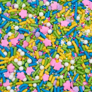 Sprinkles - Spring Pastel Sprinkles, Edible, Cake Decorating, Cupcake Sprinkles, Baking, Cookie Sprinkles, Flowers